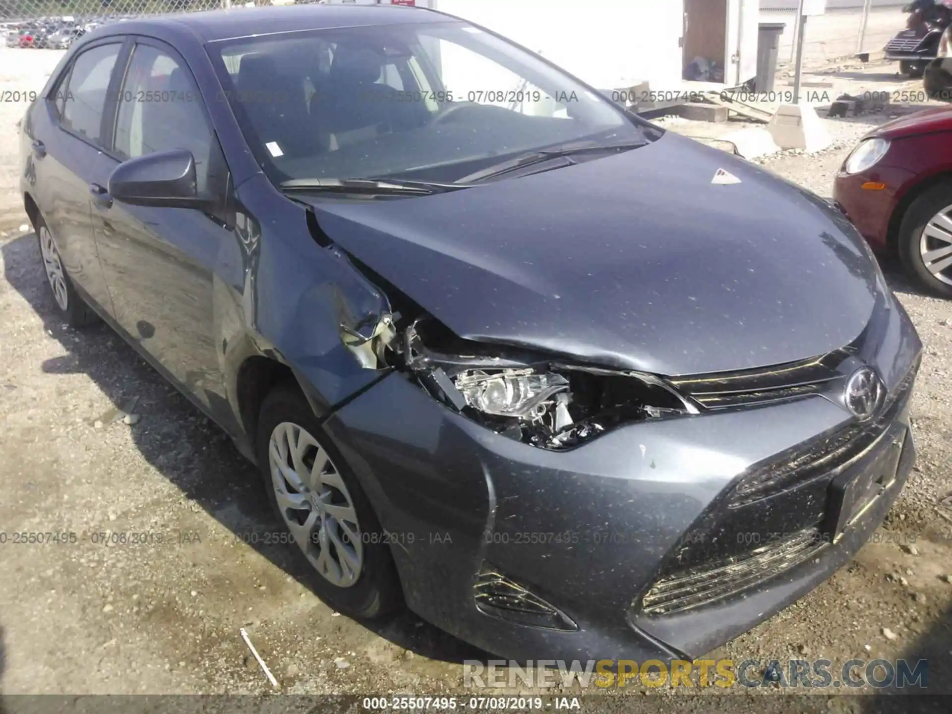 6 Photograph of a damaged car 2T1BURHE0KC155447 TOYOTA COROLLA 2019