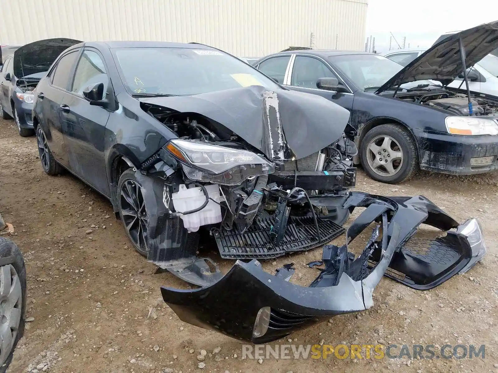 1 Photograph of a damaged car 2T1BURHE0KC155562 TOYOTA COROLLA 2019