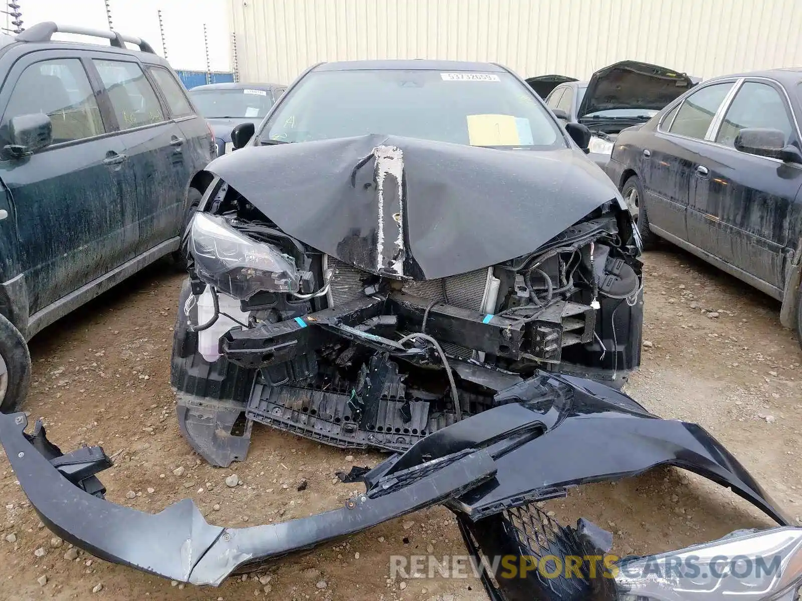 9 Photograph of a damaged car 2T1BURHE0KC155562 TOYOTA COROLLA 2019