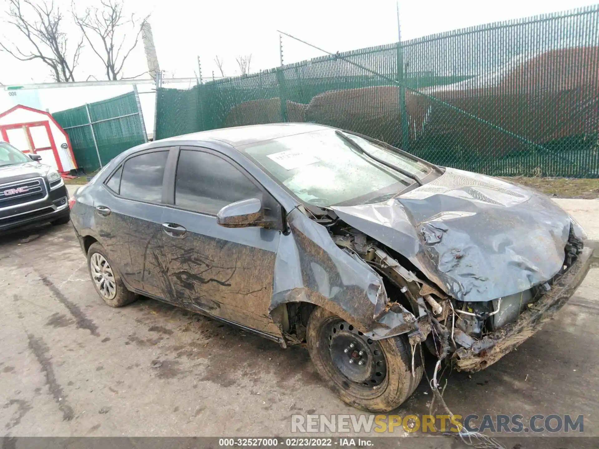 1 Photograph of a damaged car 2T1BURHE0KC155755 TOYOTA COROLLA 2019