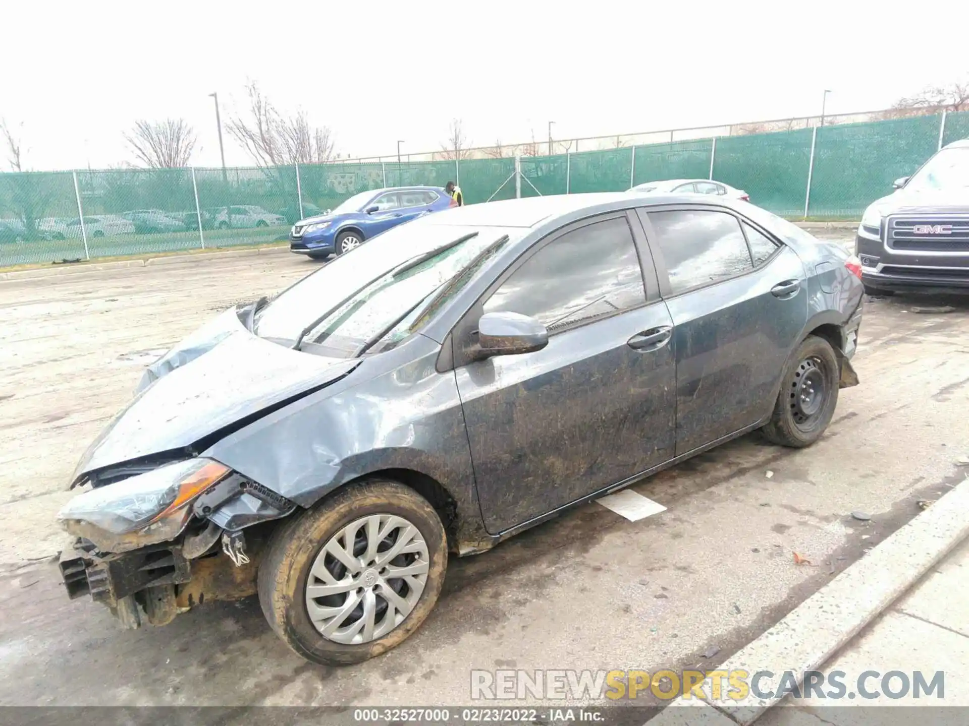 2 Фотография поврежденного автомобиля 2T1BURHE0KC155755 TOYOTA COROLLA 2019