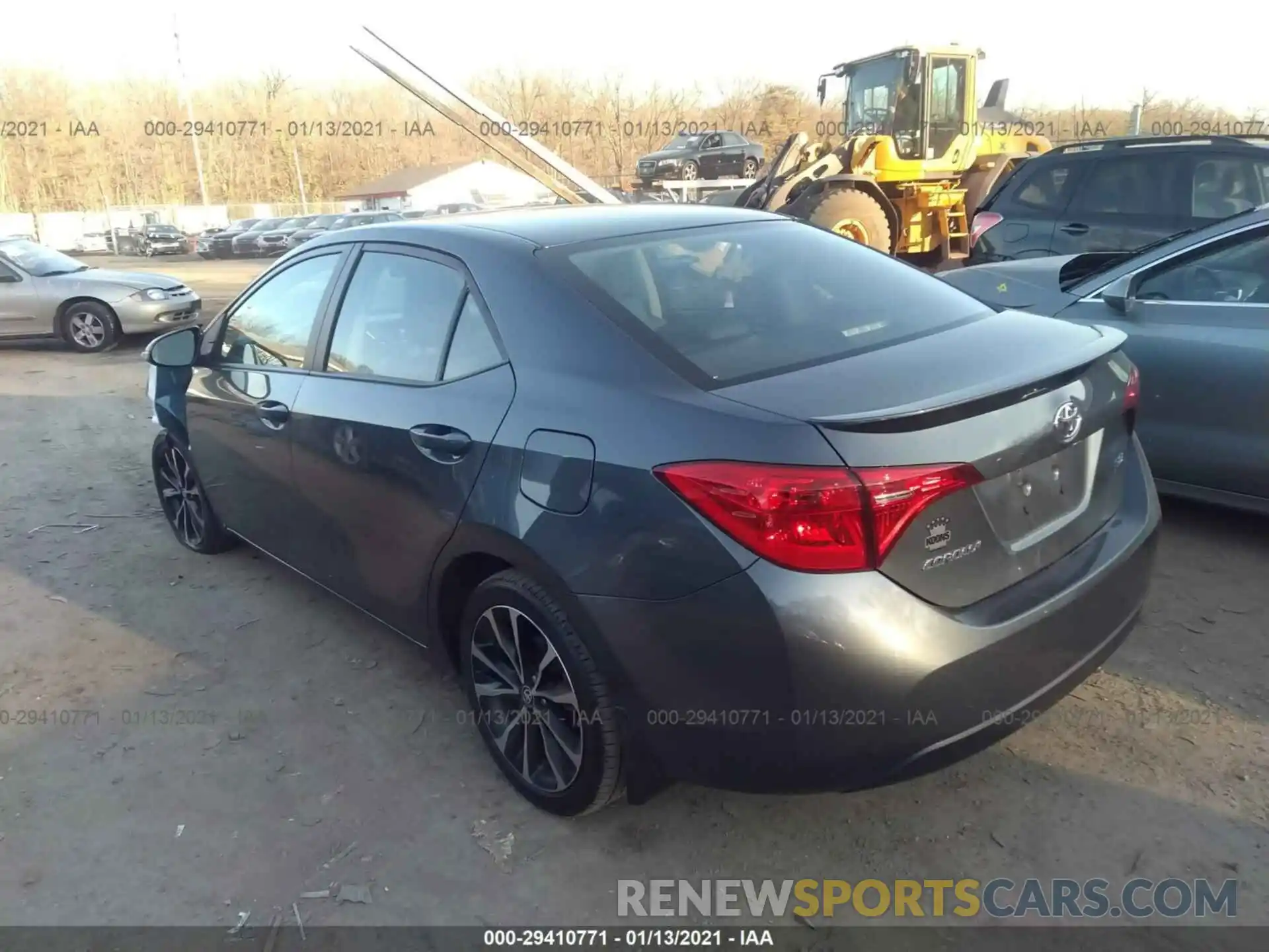 3 Photograph of a damaged car 2T1BURHE0KC156002 TOYOTA COROLLA 2019