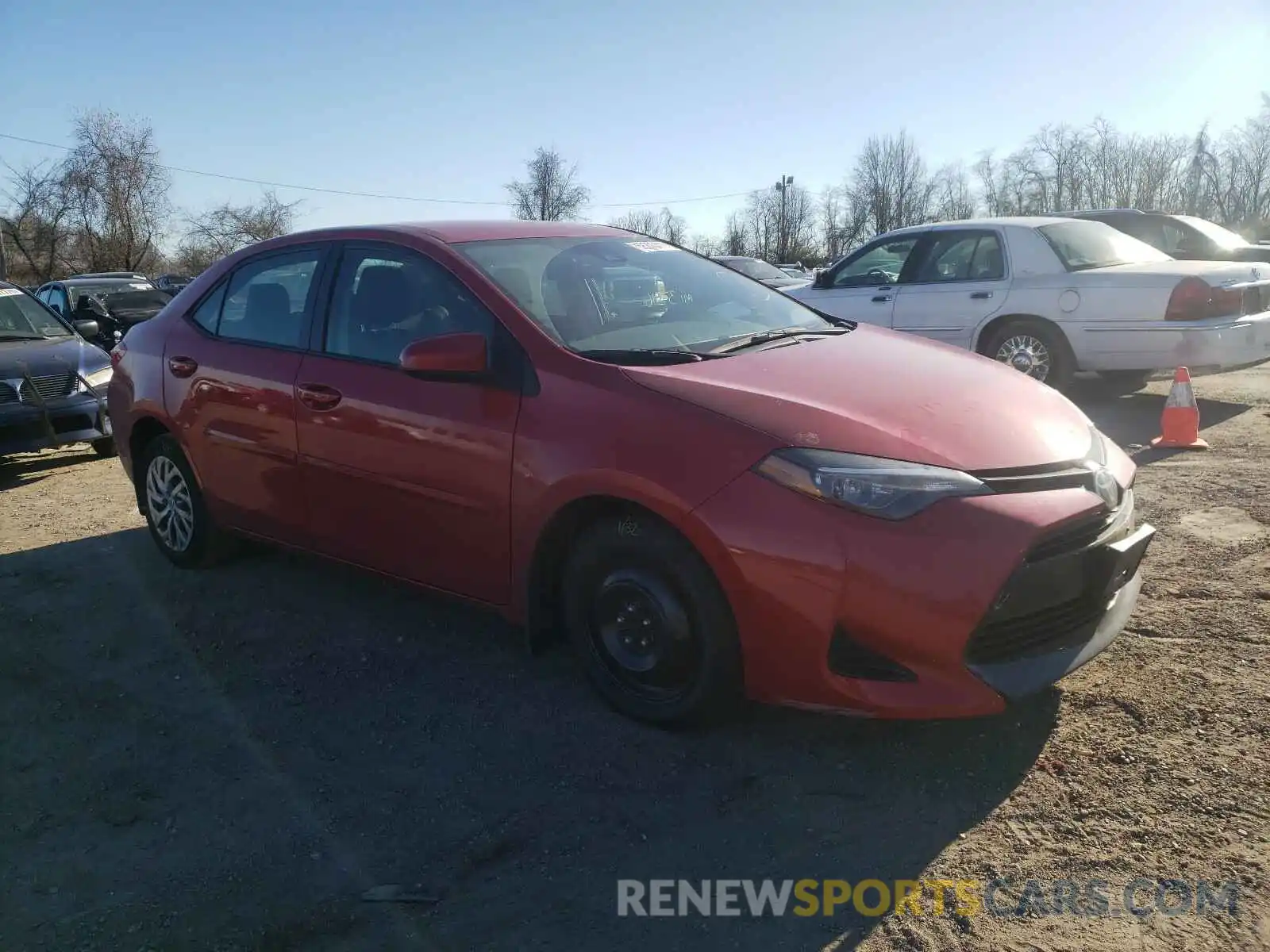 1 Photograph of a damaged car 2T1BURHE0KC156470 TOYOTA COROLLA 2019