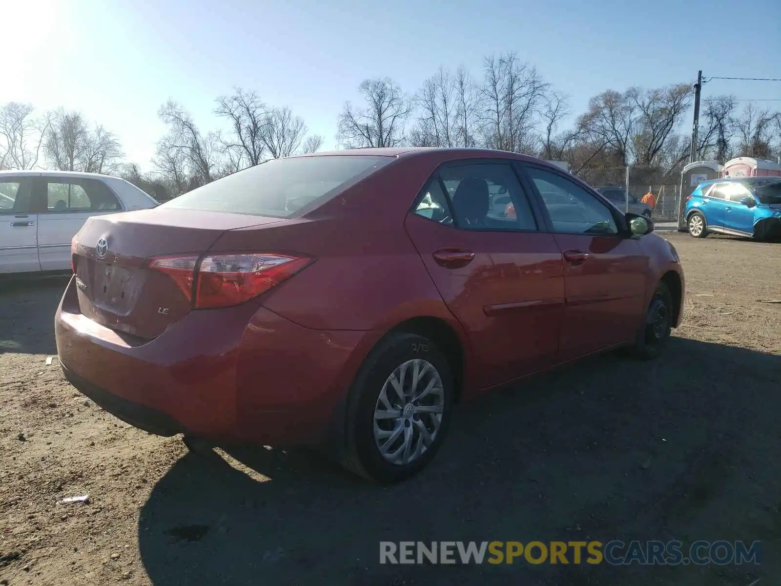 4 Photograph of a damaged car 2T1BURHE0KC156470 TOYOTA COROLLA 2019