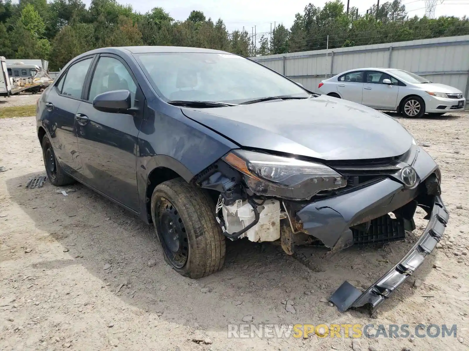 1 Photograph of a damaged car 2T1BURHE0KC156873 TOYOTA COROLLA 2019