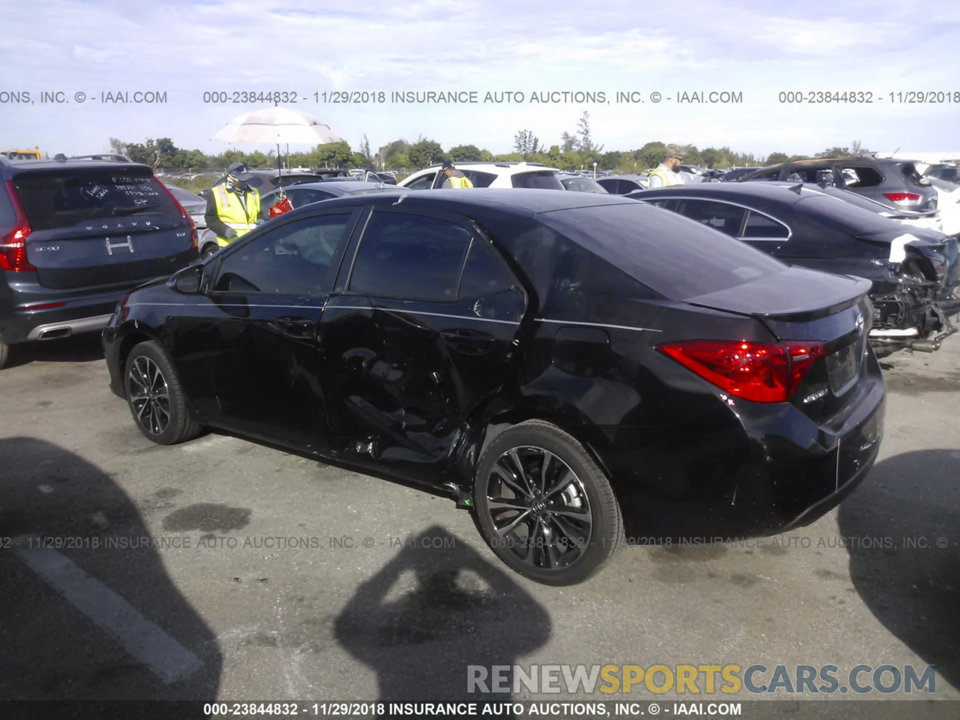 3 Photograph of a damaged car 2T1BURHE0KC157022 TOYOTA COROLLA 2019