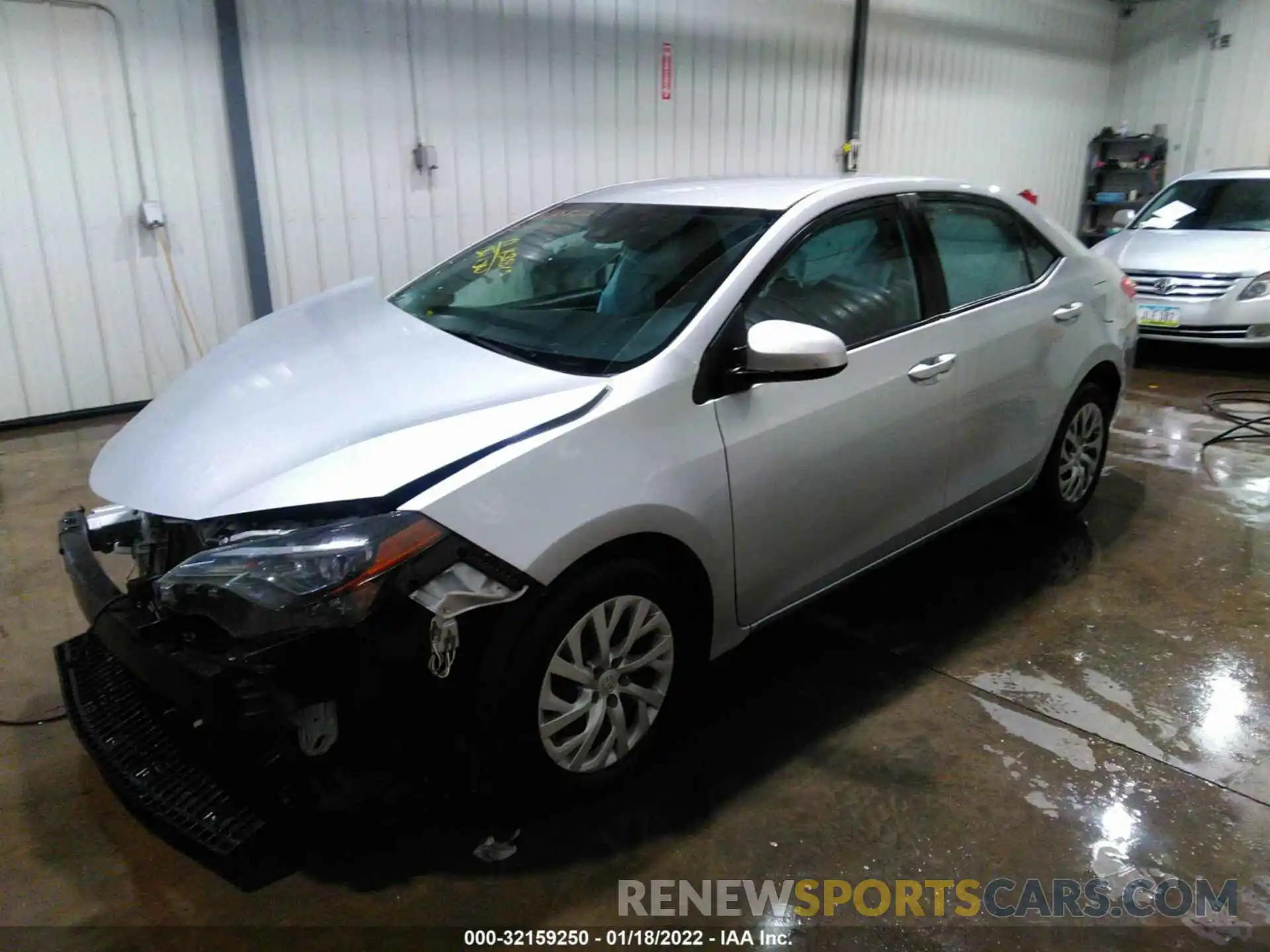 2 Photograph of a damaged car 2T1BURHE0KC157117 TOYOTA COROLLA 2019