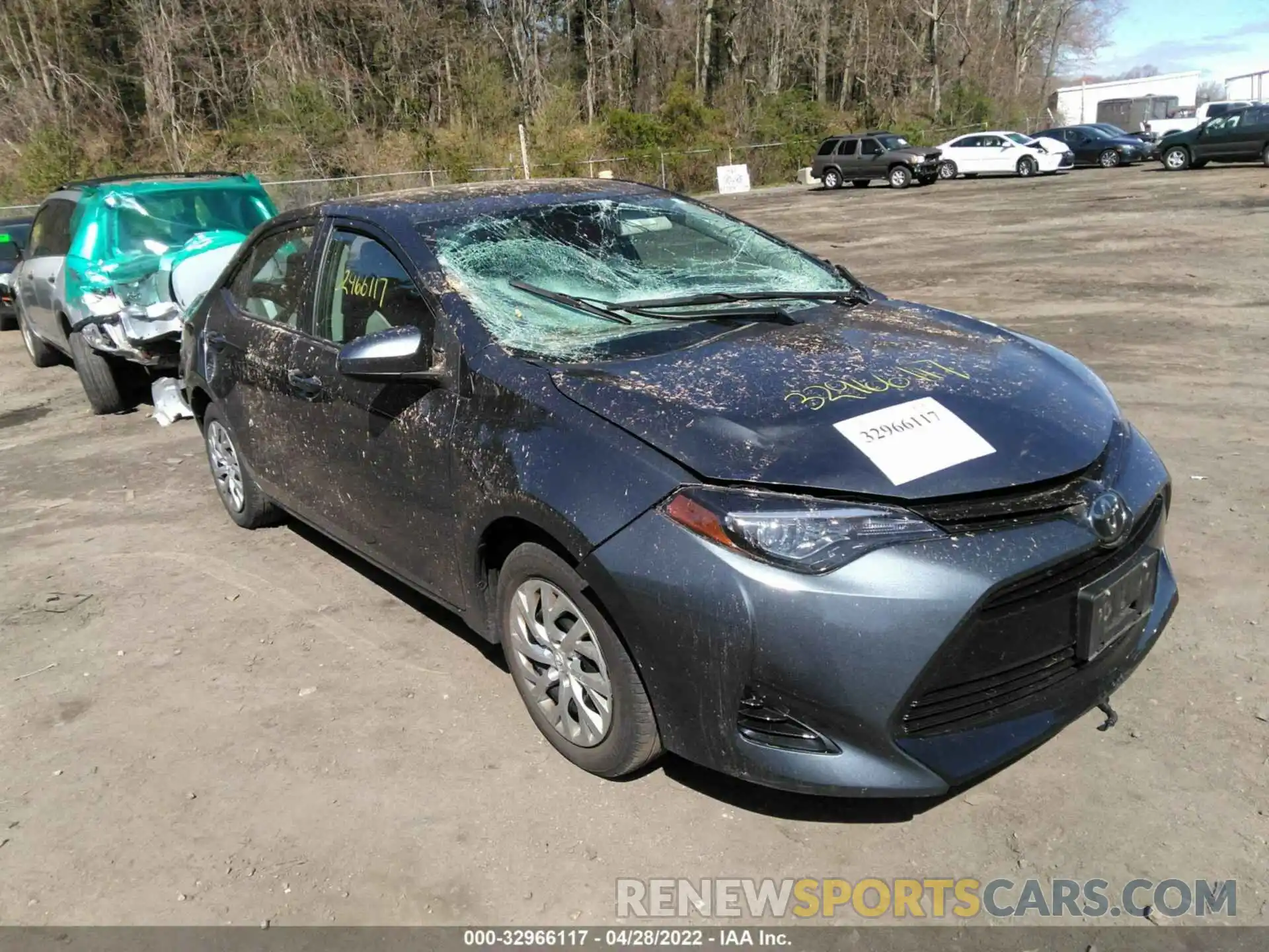 1 Photograph of a damaged car 2T1BURHE0KC157439 TOYOTA COROLLA 2019