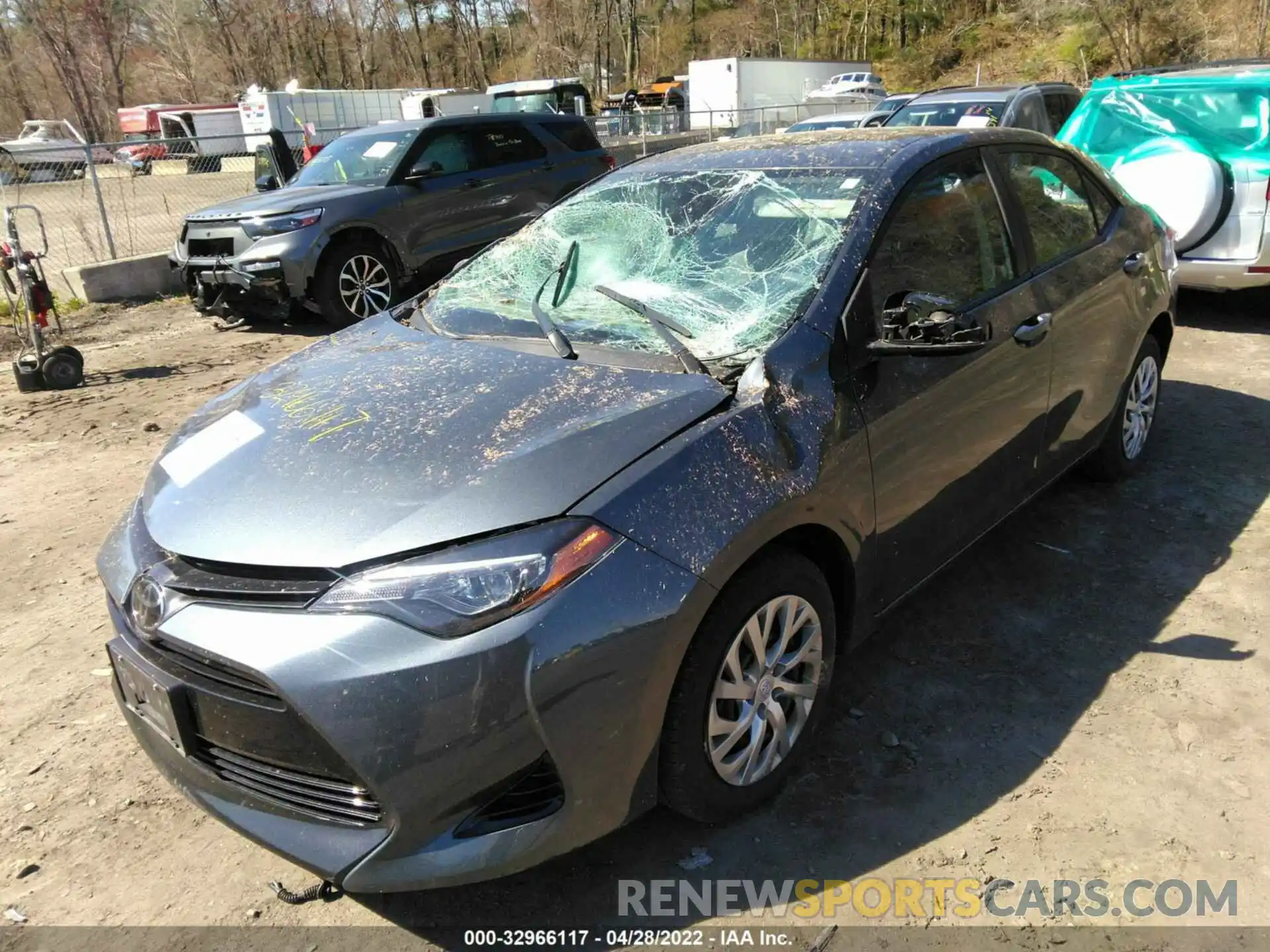 2 Photograph of a damaged car 2T1BURHE0KC157439 TOYOTA COROLLA 2019