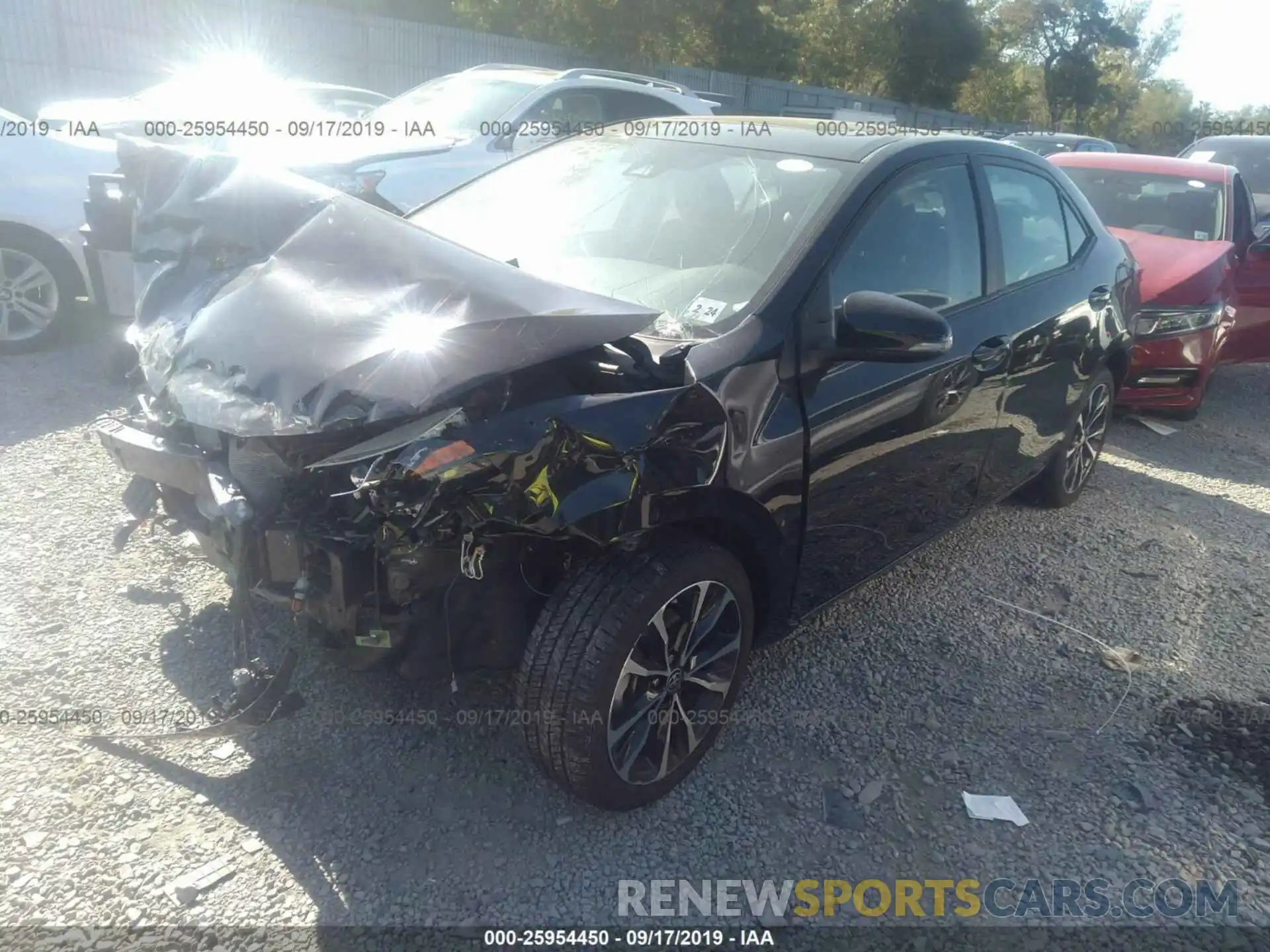 2 Photograph of a damaged car 2T1BURHE0KC157828 TOYOTA COROLLA 2019