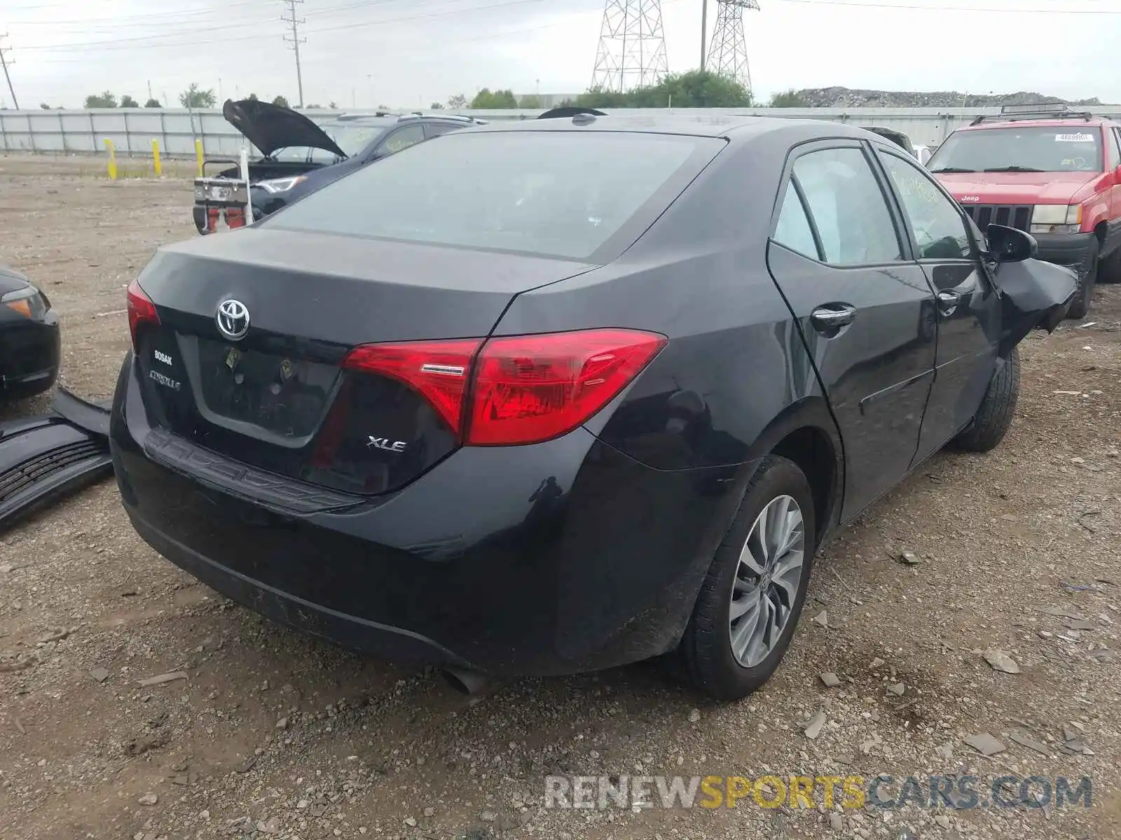 4 Photograph of a damaged car 2T1BURHE0KC158140 TOYOTA COROLLA 2019