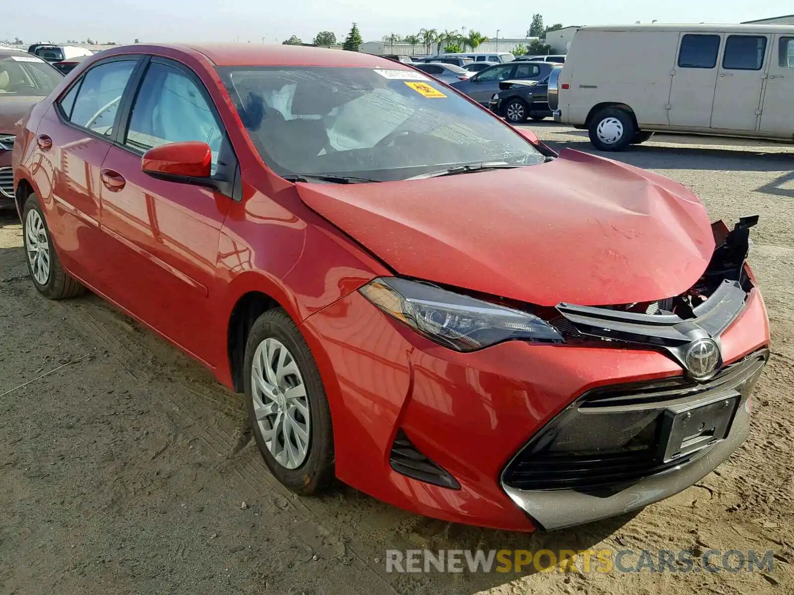 1 Photograph of a damaged car 2T1BURHE0KC159434 TOYOTA COROLLA 2019