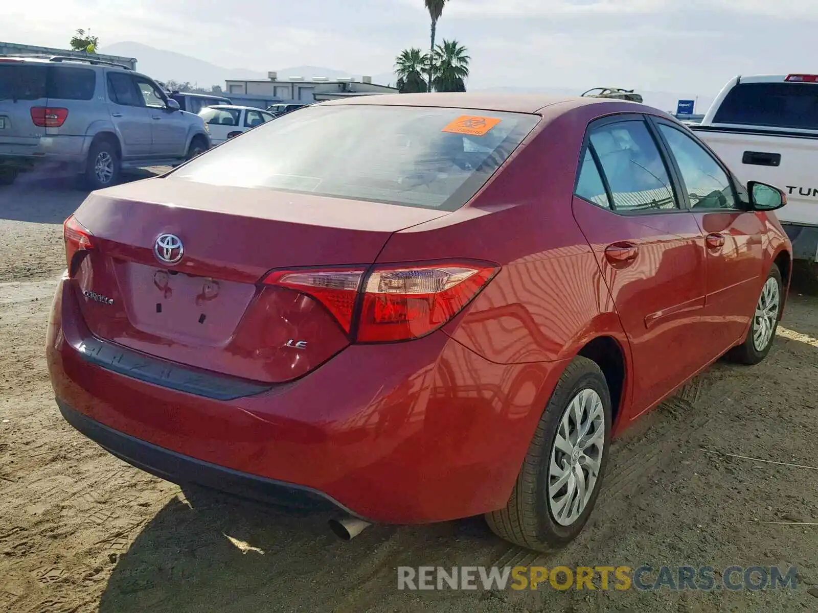 4 Photograph of a damaged car 2T1BURHE0KC159434 TOYOTA COROLLA 2019