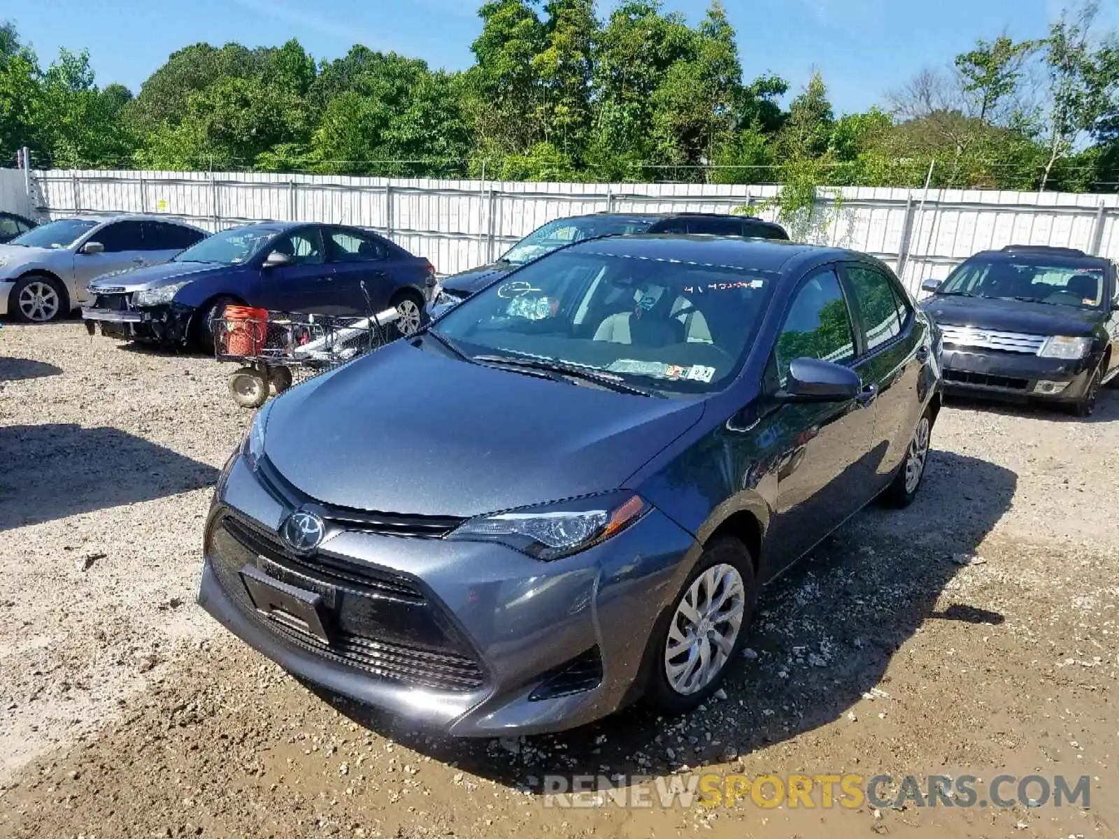 2 Photograph of a damaged car 2T1BURHE0KC160454 TOYOTA COROLLA 2019