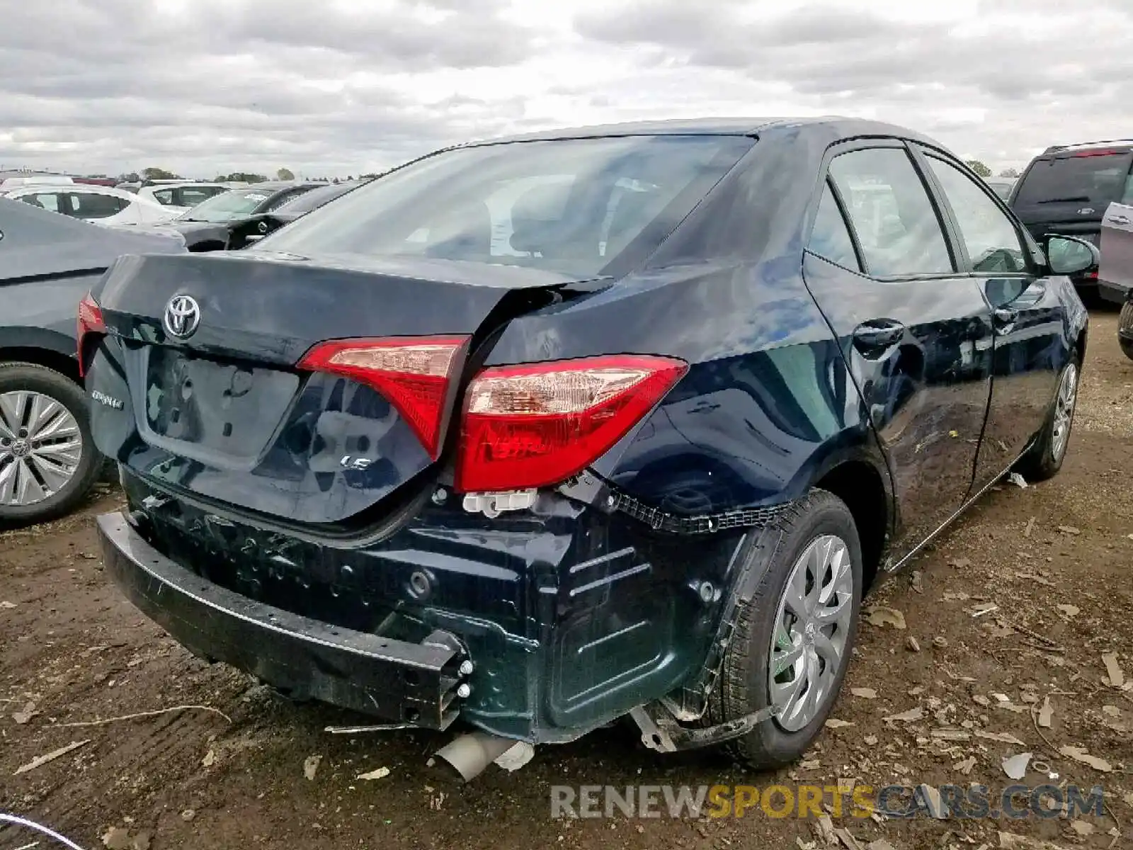 4 Фотография поврежденного автомобиля 2T1BURHE0KC160907 TOYOTA COROLLA 2019