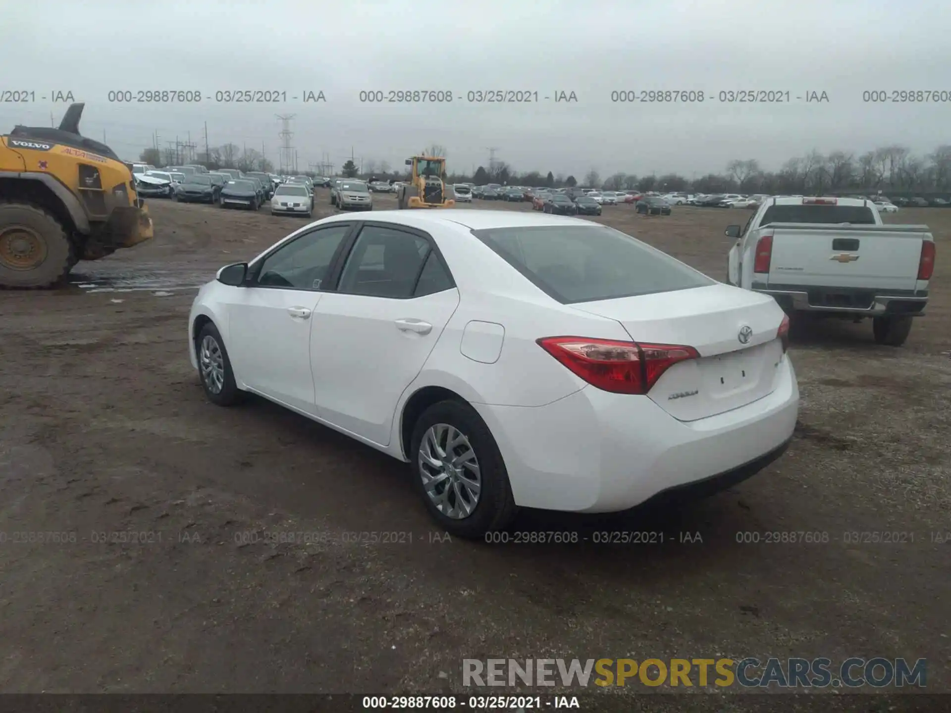 3 Photograph of a damaged car 2T1BURHE0KC161443 TOYOTA COROLLA 2019