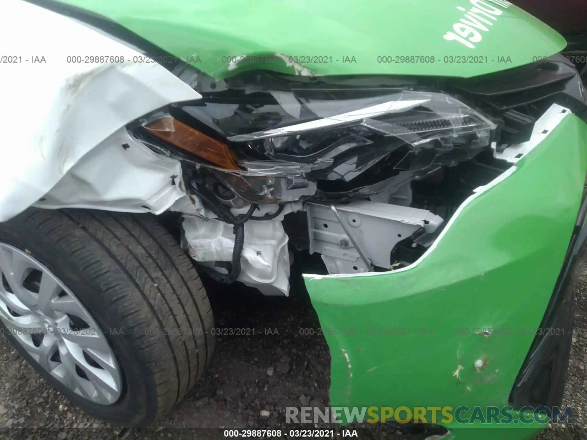 6 Photograph of a damaged car 2T1BURHE0KC161443 TOYOTA COROLLA 2019