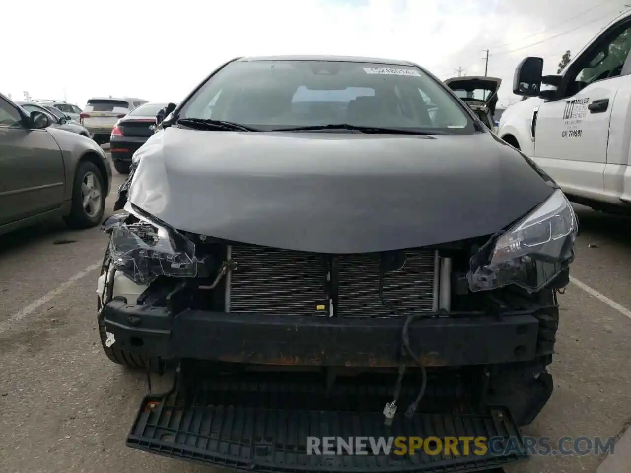 5 Фотография поврежденного автомобиля 2T1BURHE0KC161782 TOYOTA COROLLA 2019