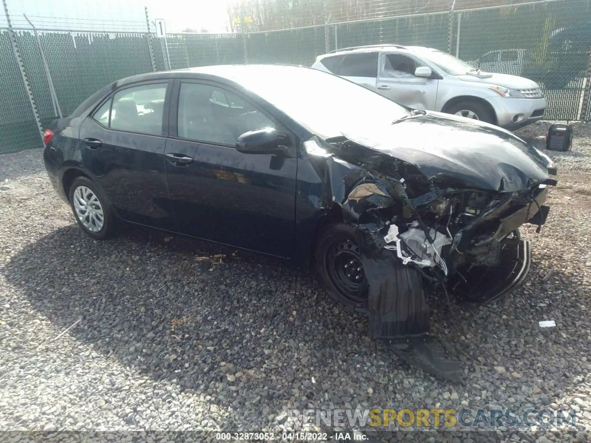 1 Photograph of a damaged car 2T1BURHE0KC161829 TOYOTA COROLLA 2019