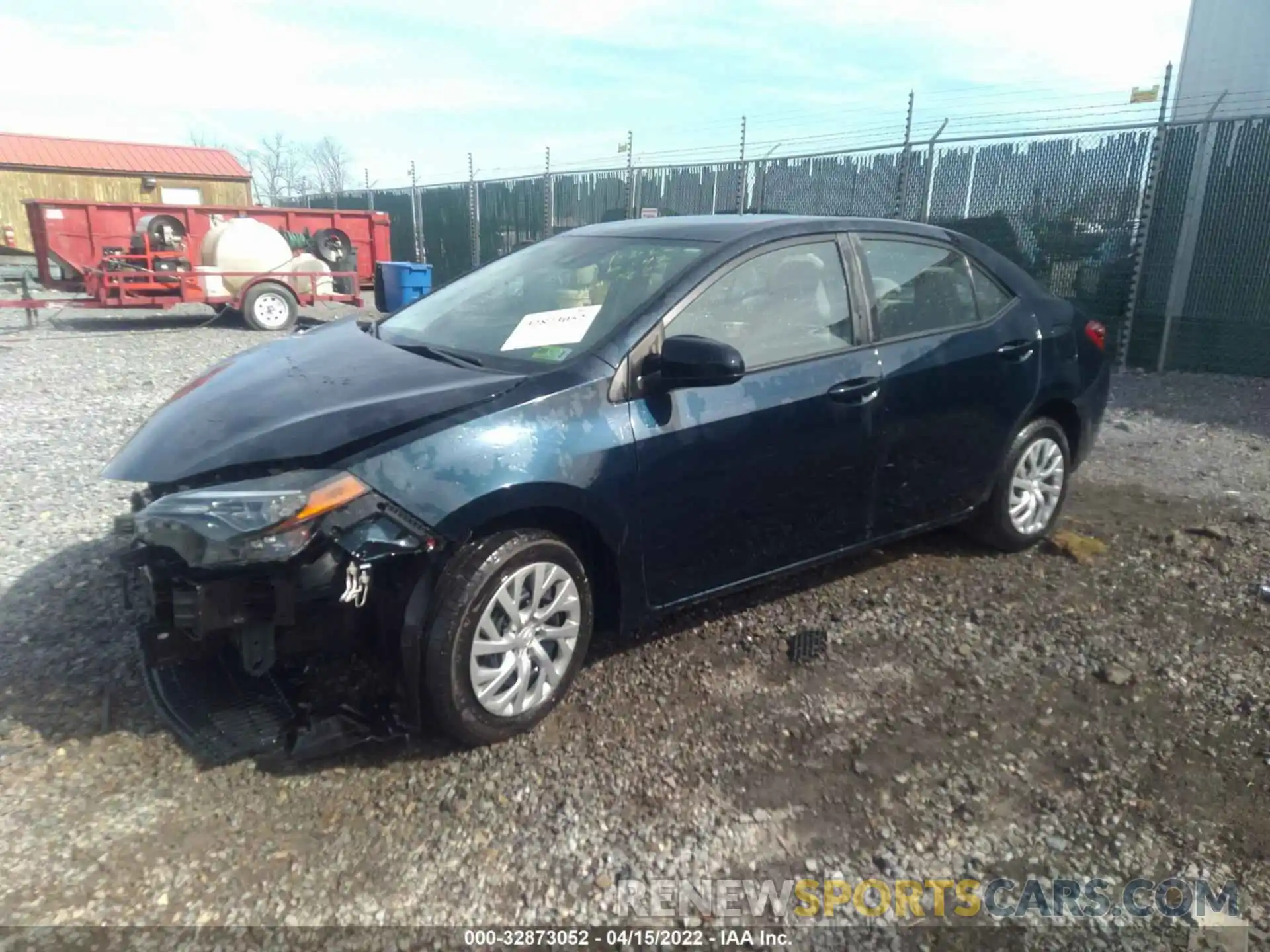 2 Photograph of a damaged car 2T1BURHE0KC161829 TOYOTA COROLLA 2019