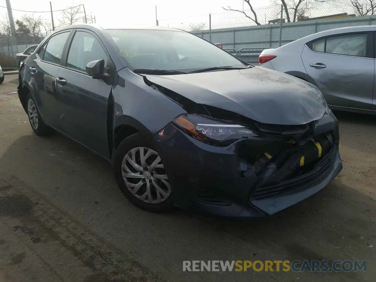 1 Photograph of a damaged car 2T1BURHE0KC162012 TOYOTA COROLLA 2019