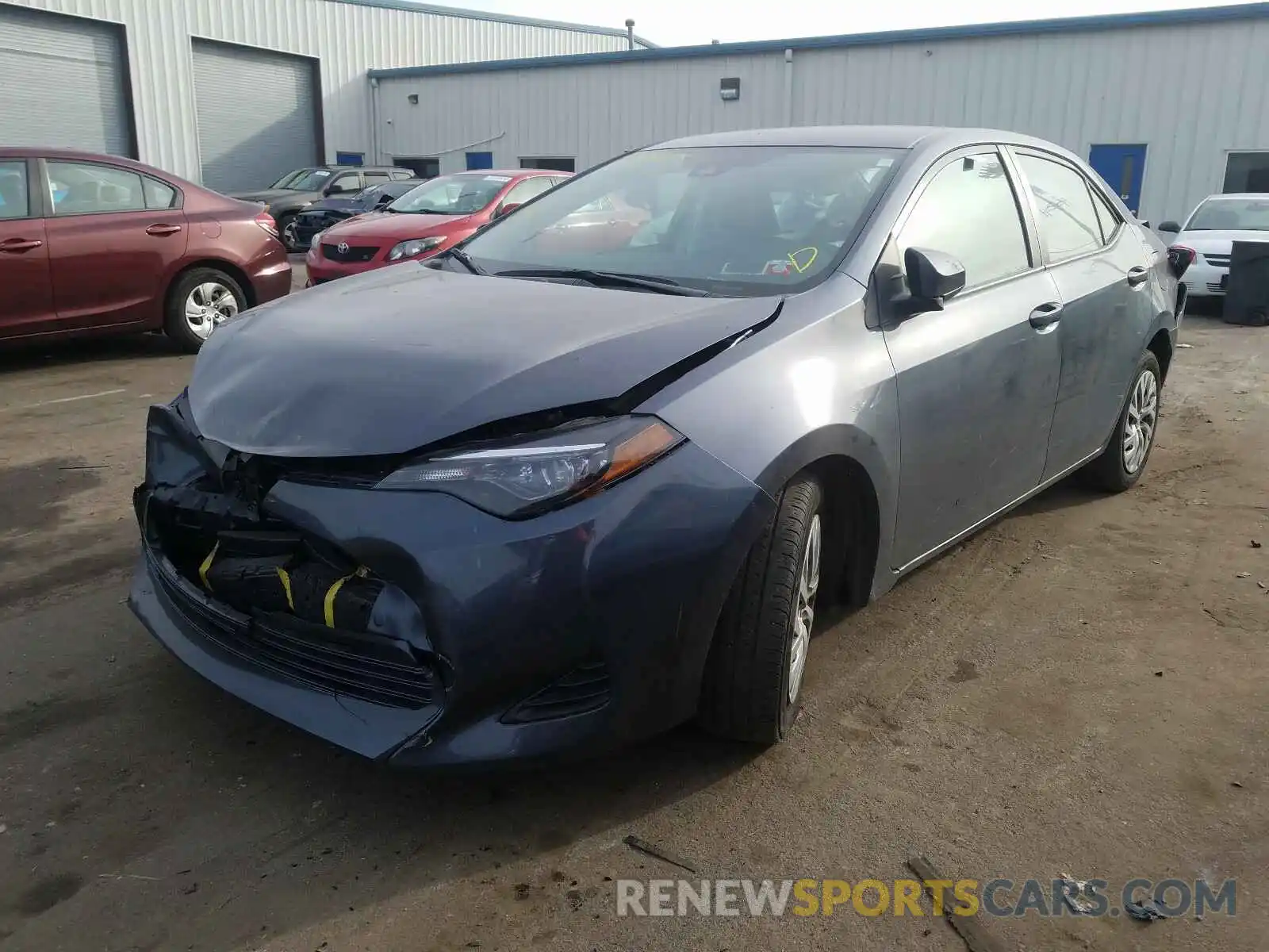 2 Photograph of a damaged car 2T1BURHE0KC162012 TOYOTA COROLLA 2019