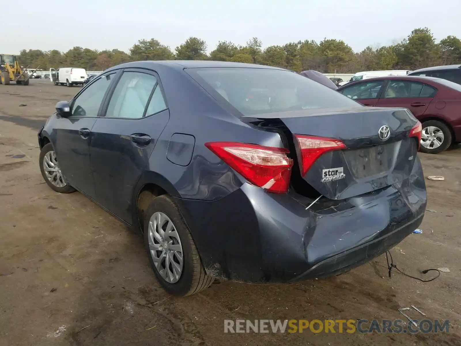 3 Photograph of a damaged car 2T1BURHE0KC162012 TOYOTA COROLLA 2019