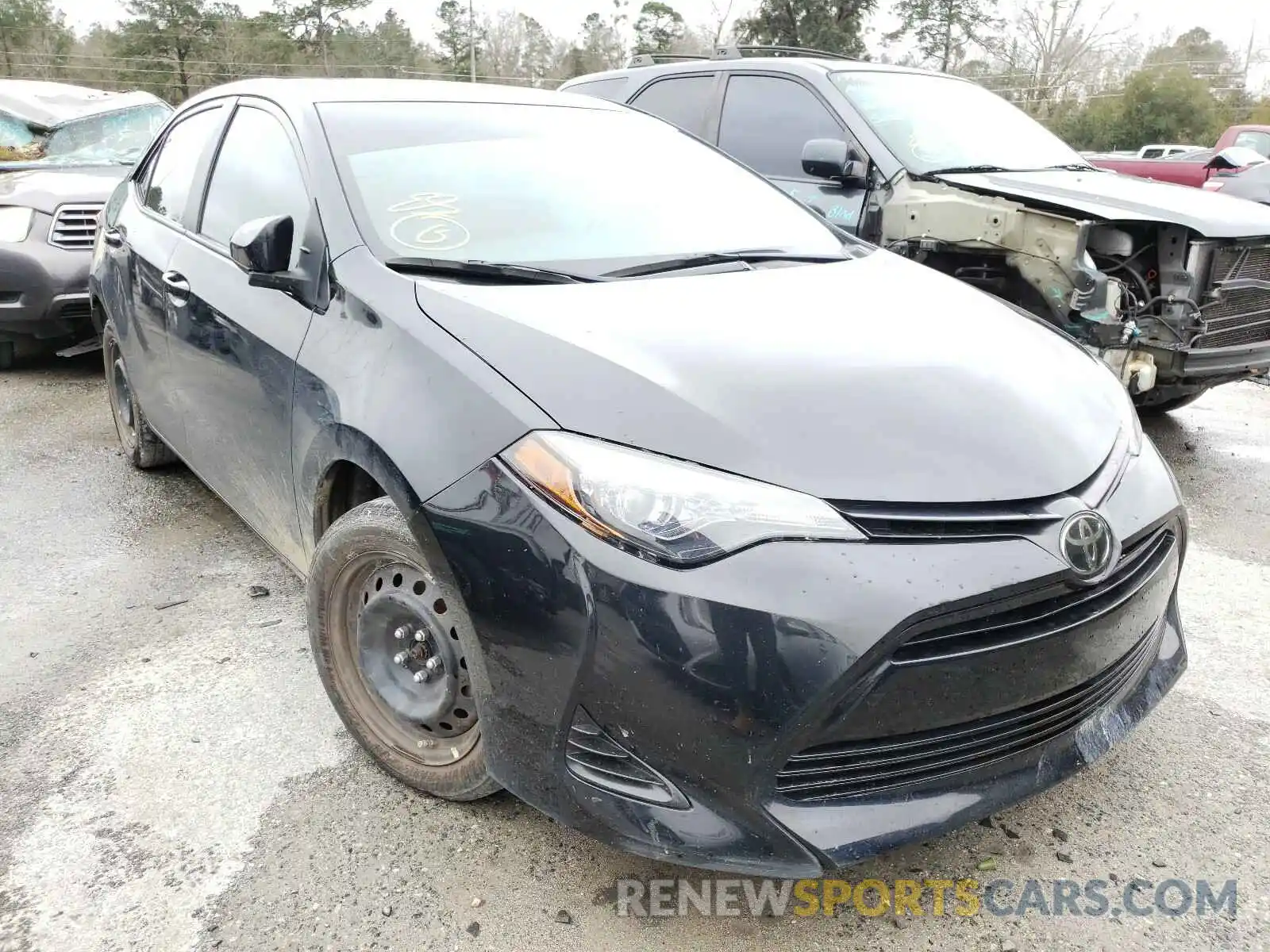 1 Photograph of a damaged car 2T1BURHE0KC162107 TOYOTA COROLLA 2019