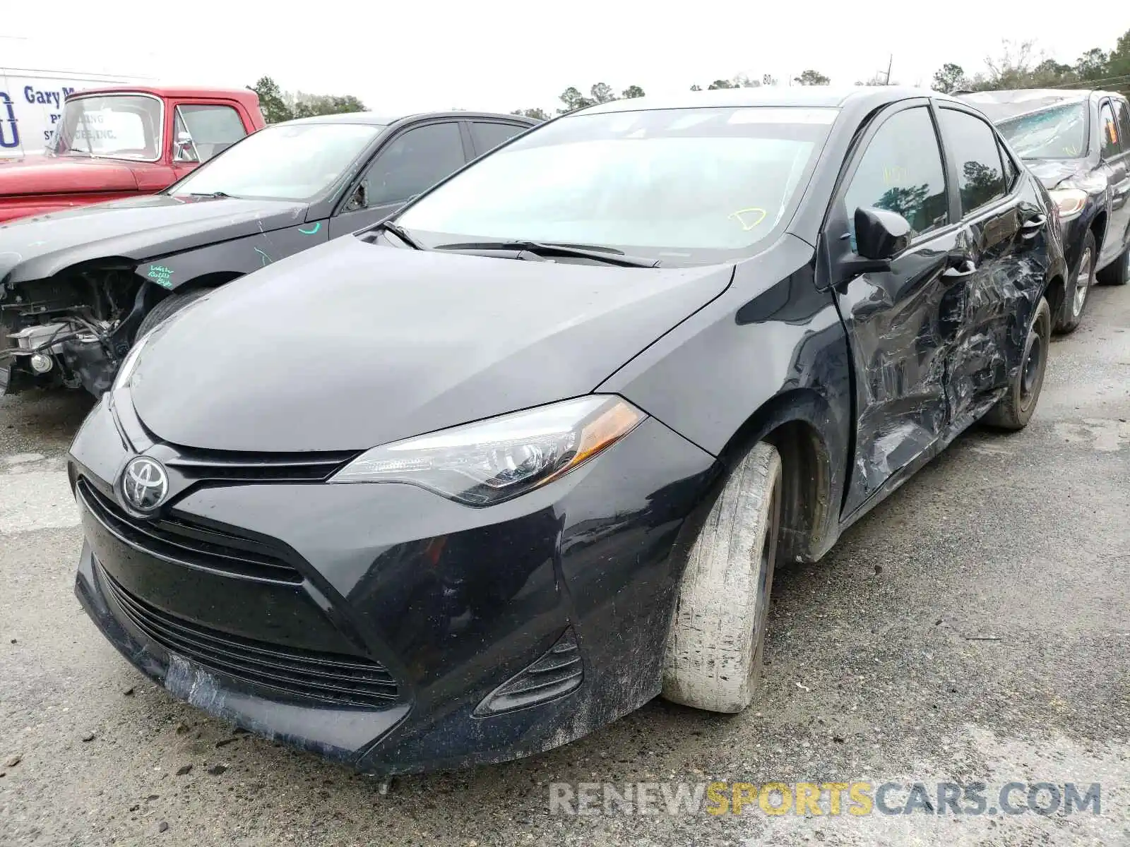 2 Photograph of a damaged car 2T1BURHE0KC162107 TOYOTA COROLLA 2019