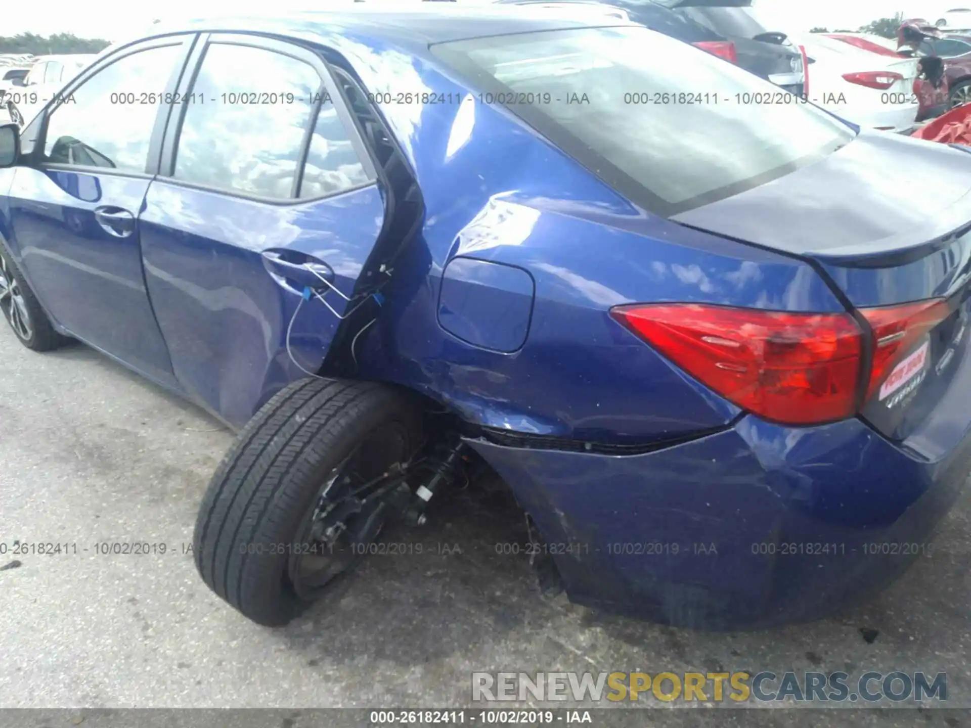 6 Photograph of a damaged car 2T1BURHE0KC162902 TOYOTA COROLLA 2019