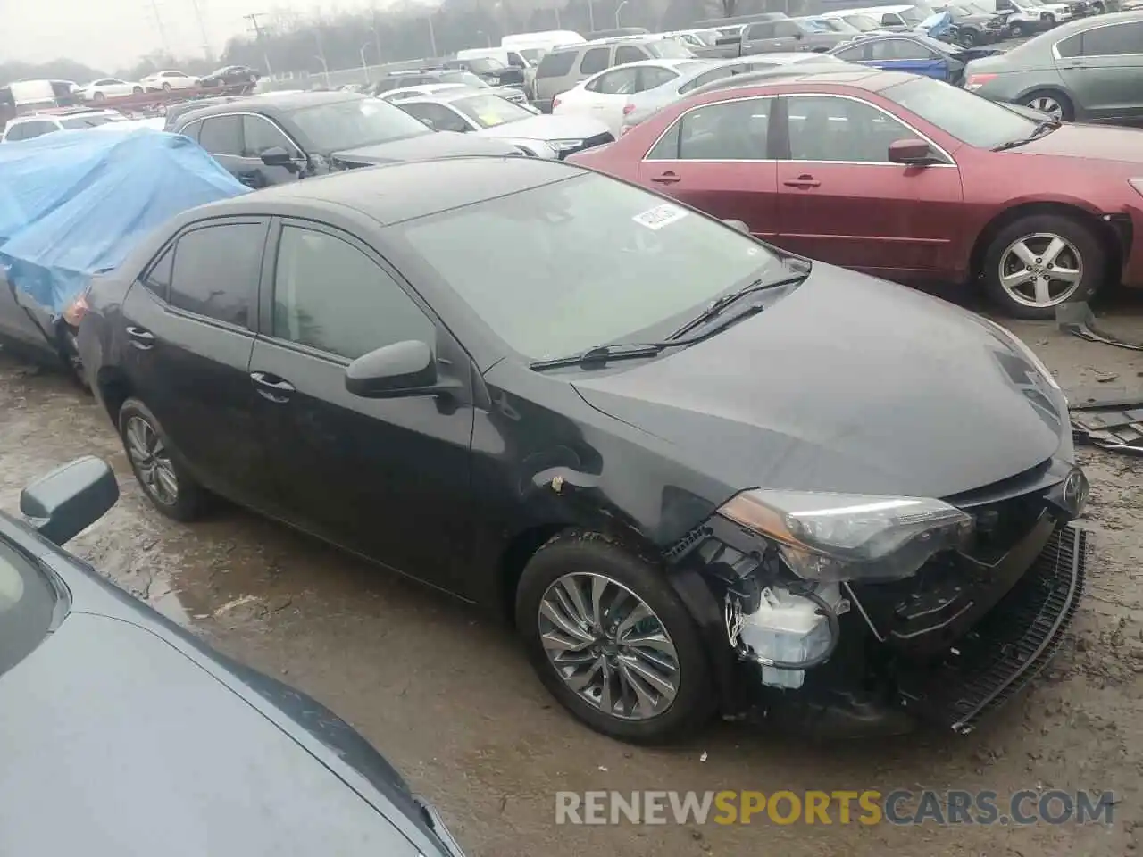 4 Photograph of a damaged car 2T1BURHE0KC163077 TOYOTA COROLLA 2019