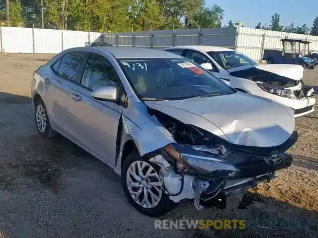 1 Photograph of a damaged car 2T1BURHE0KC163676 TOYOTA COROLLA 2019