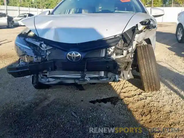 9 Photograph of a damaged car 2T1BURHE0KC163676 TOYOTA COROLLA 2019