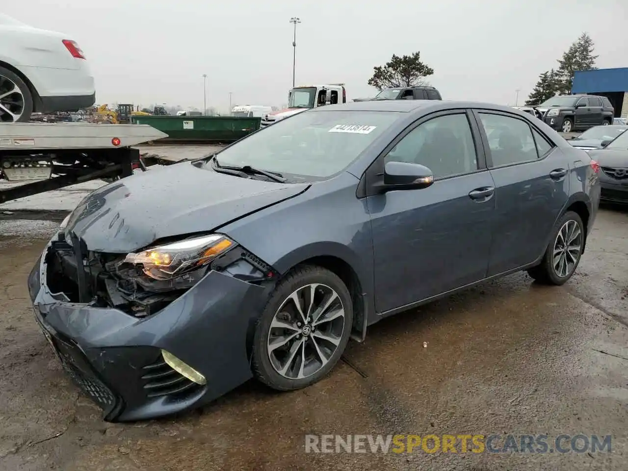 1 Photograph of a damaged car 2T1BURHE0KC163757 TOYOTA COROLLA 2019