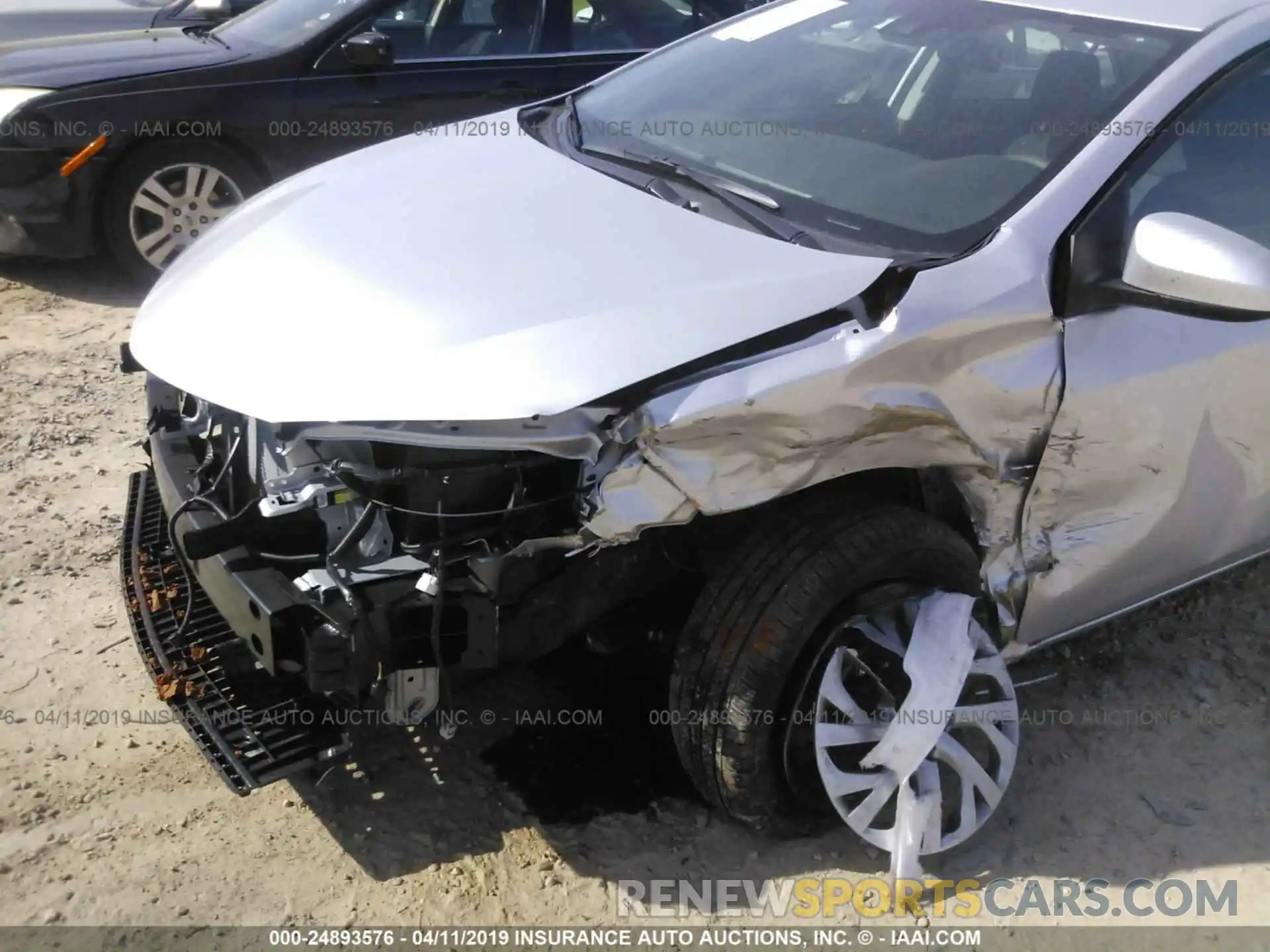 6 Photograph of a damaged car 2T1BURHE0KC163869 TOYOTA COROLLA 2019