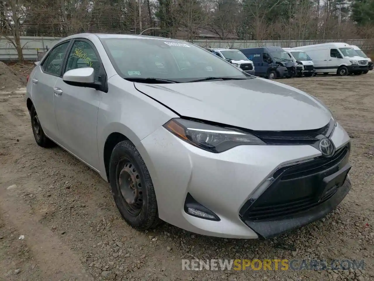 1 Photograph of a damaged car 2T1BURHE0KC164178 TOYOTA COROLLA 2019