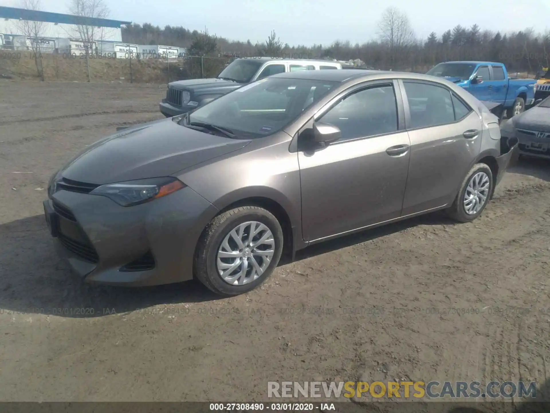 2 Photograph of a damaged car 2T1BURHE0KC164312 TOYOTA COROLLA 2019