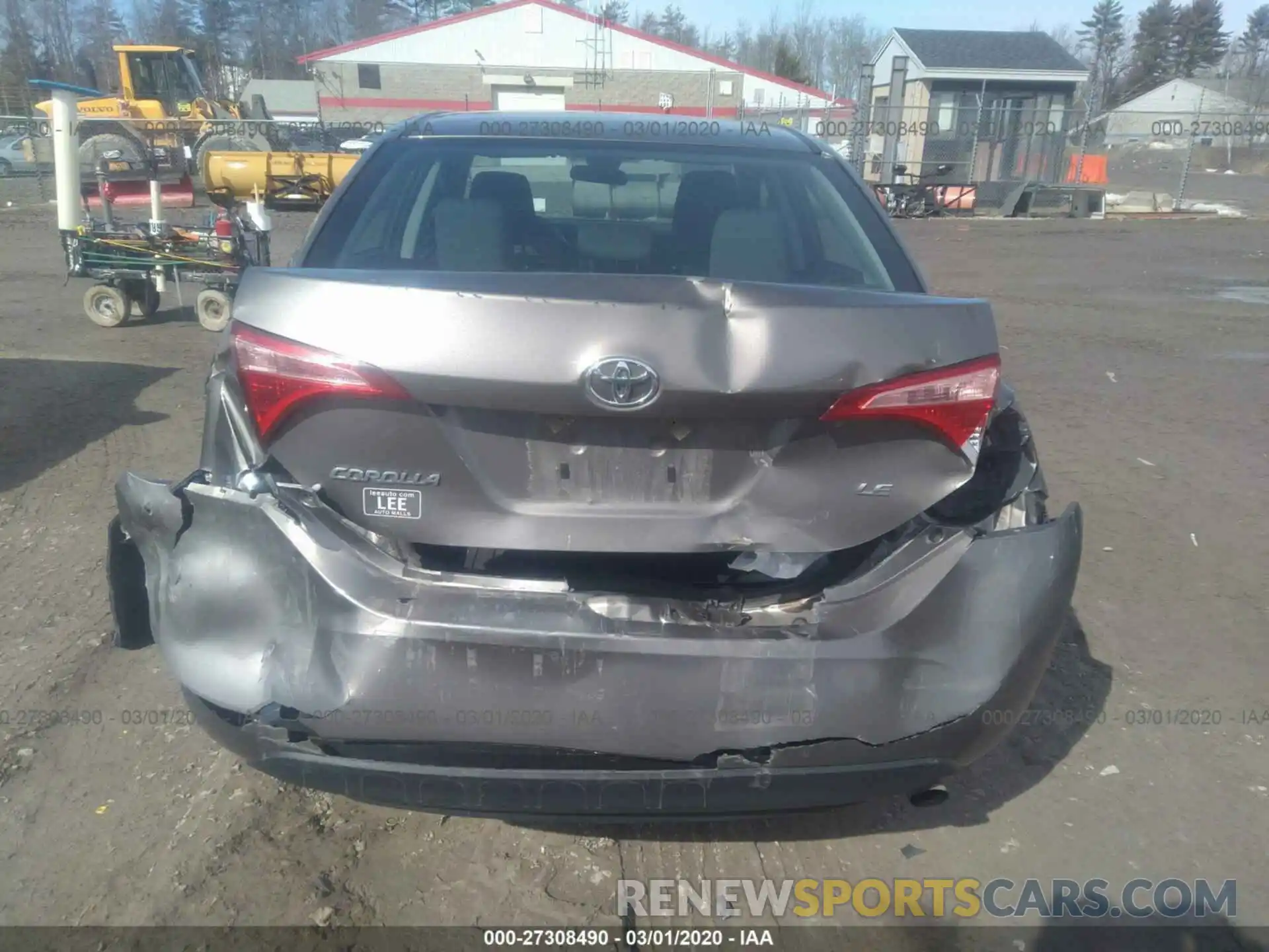 6 Photograph of a damaged car 2T1BURHE0KC164312 TOYOTA COROLLA 2019