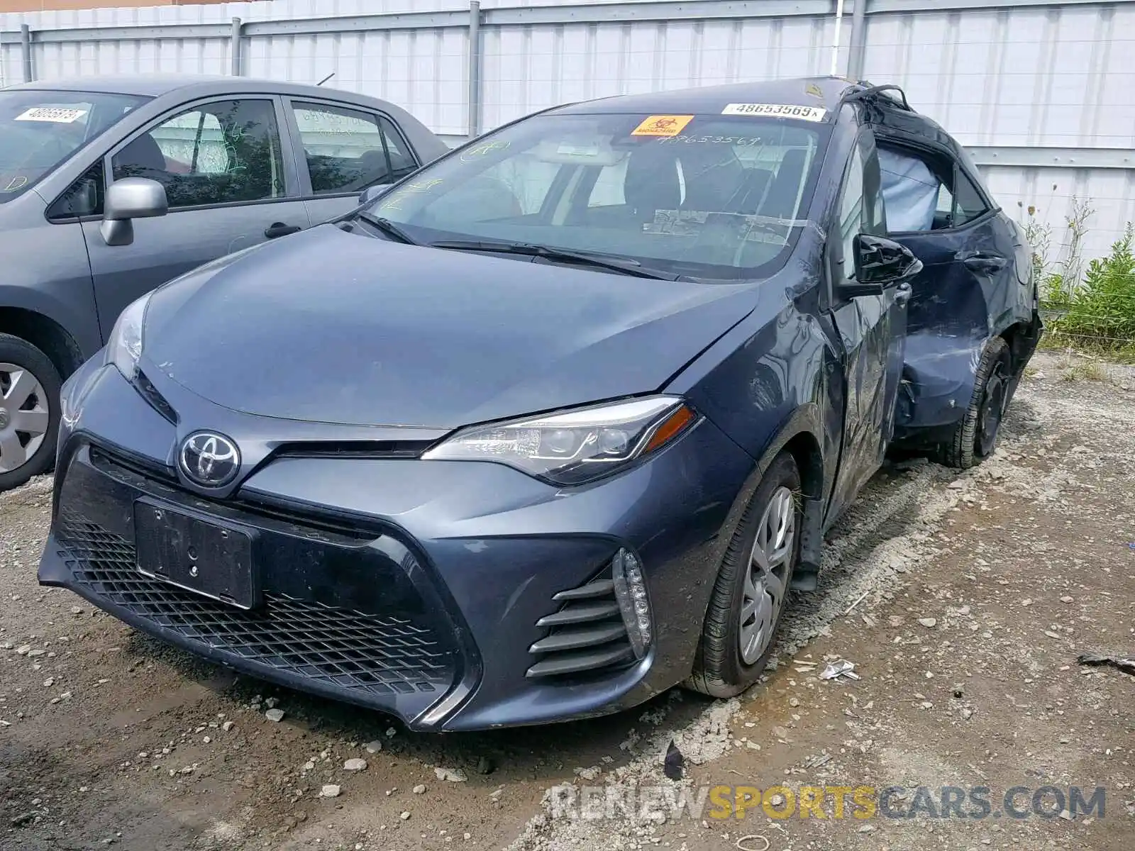 2 Photograph of a damaged car 2T1BURHE0KC164343 TOYOTA COROLLA 2019