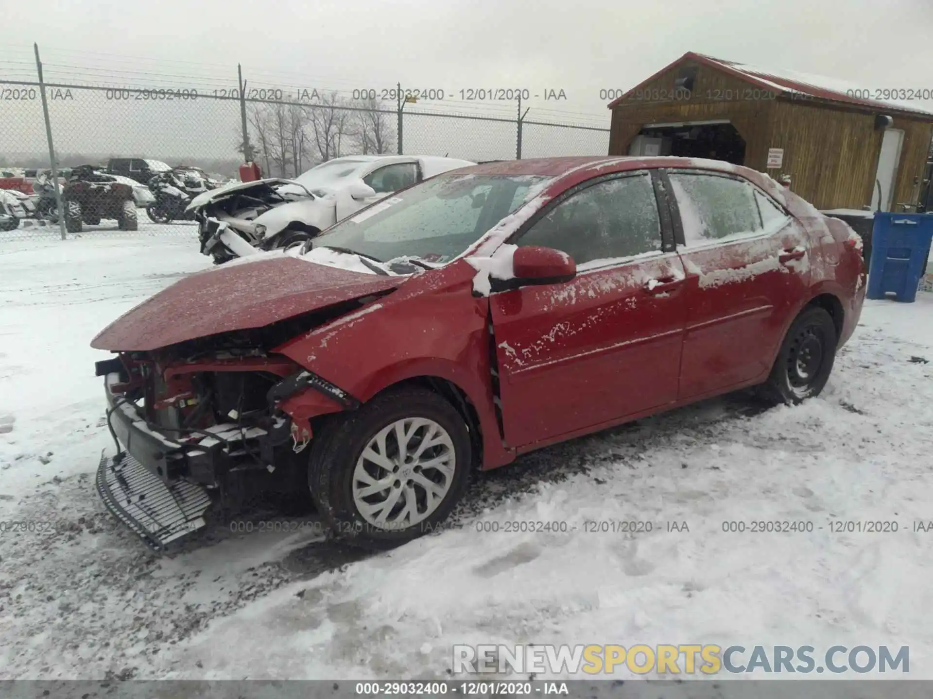 2 Photograph of a damaged car 2T1BURHE0KC164875 TOYOTA COROLLA 2019