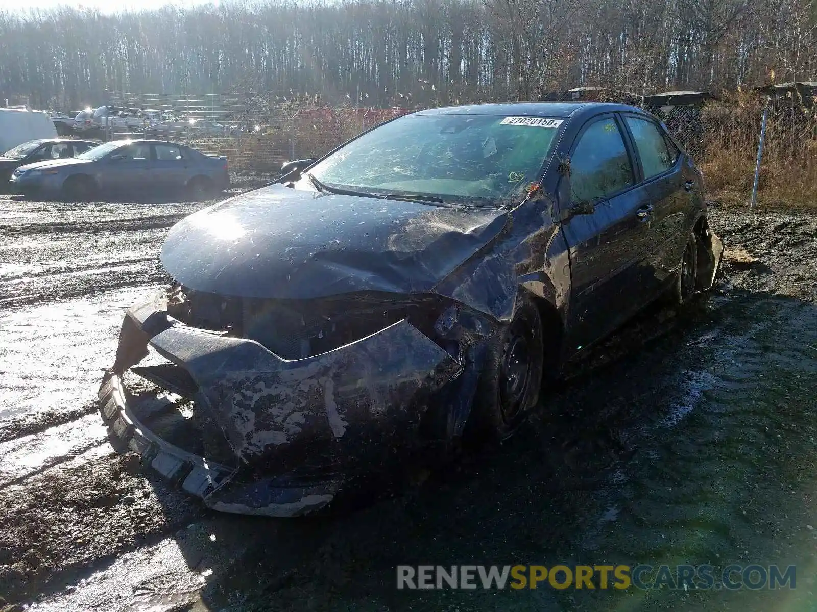 2 Photograph of a damaged car 2T1BURHE0KC164942 TOYOTA COROLLA 2019