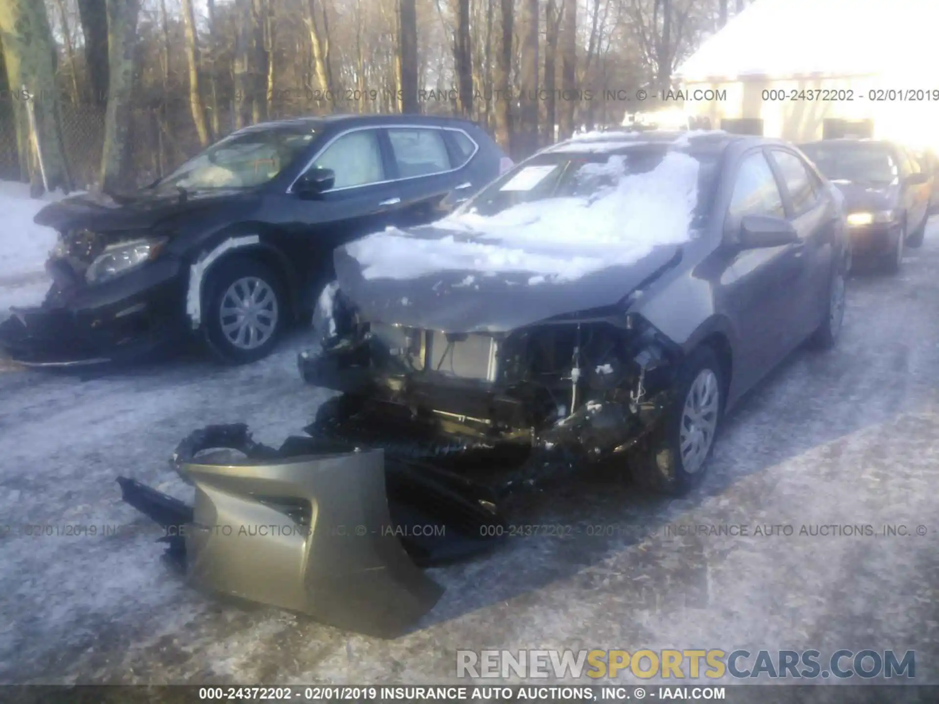 2 Photograph of a damaged car 2T1BURHE0KC165041 TOYOTA COROLLA 2019