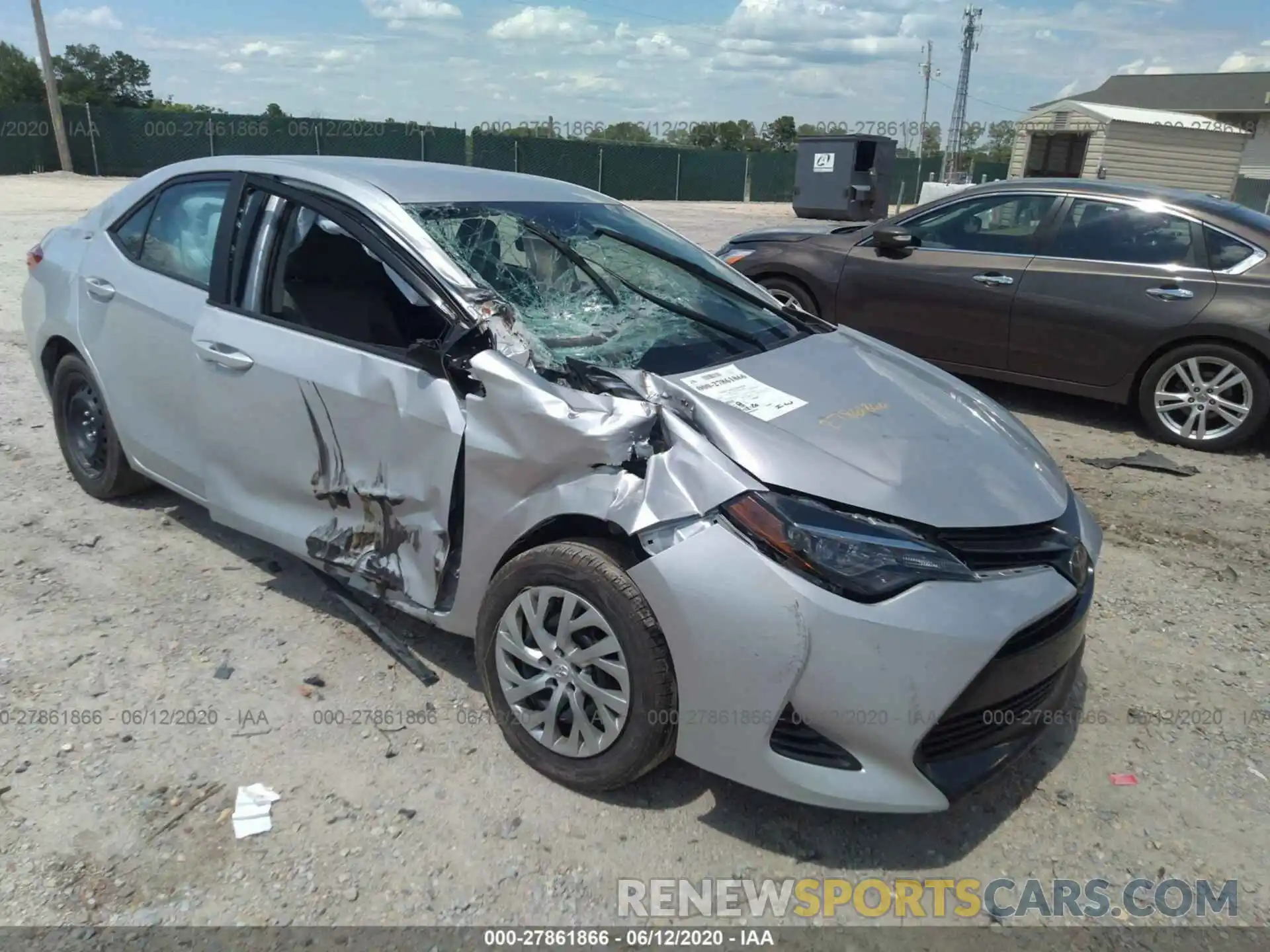 6 Photograph of a damaged car 2T1BURHE0KC165153 TOYOTA COROLLA 2019