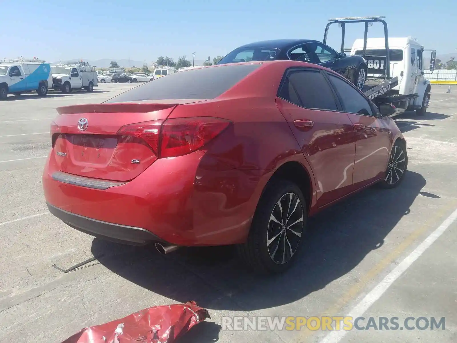 4 Photograph of a damaged car 2T1BURHE0KC165248 TOYOTA COROLLA 2019