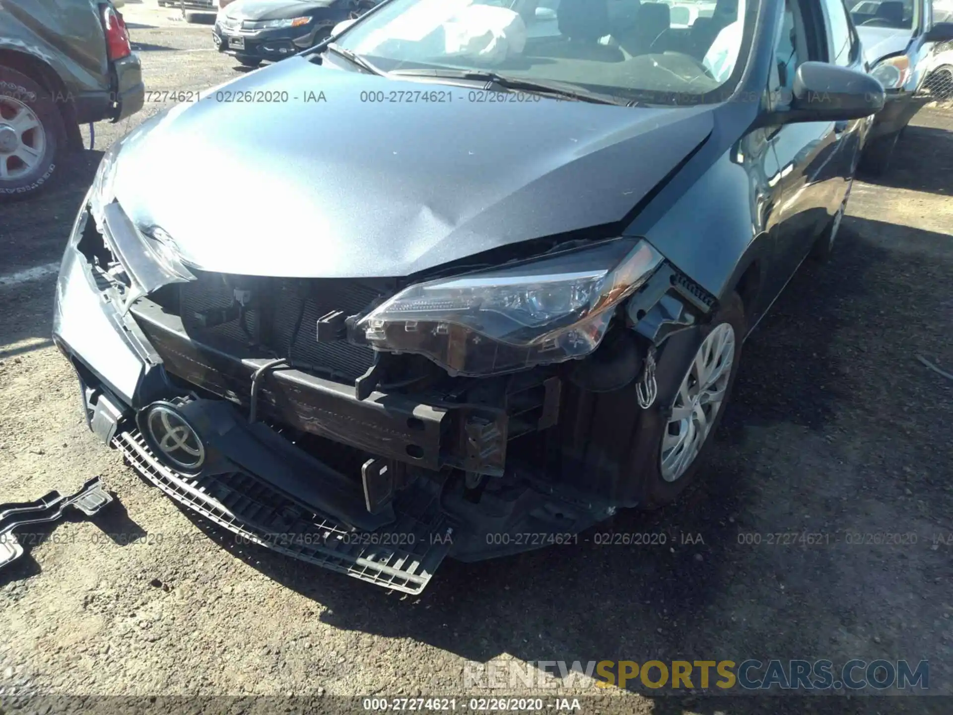 6 Photograph of a damaged car 2T1BURHE0KC167260 TOYOTA COROLLA 2019