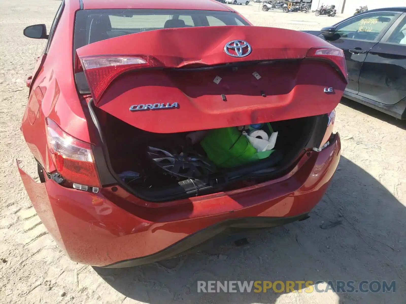 9 Photograph of a damaged car 2T1BURHE0KC167890 TOYOTA COROLLA 2019