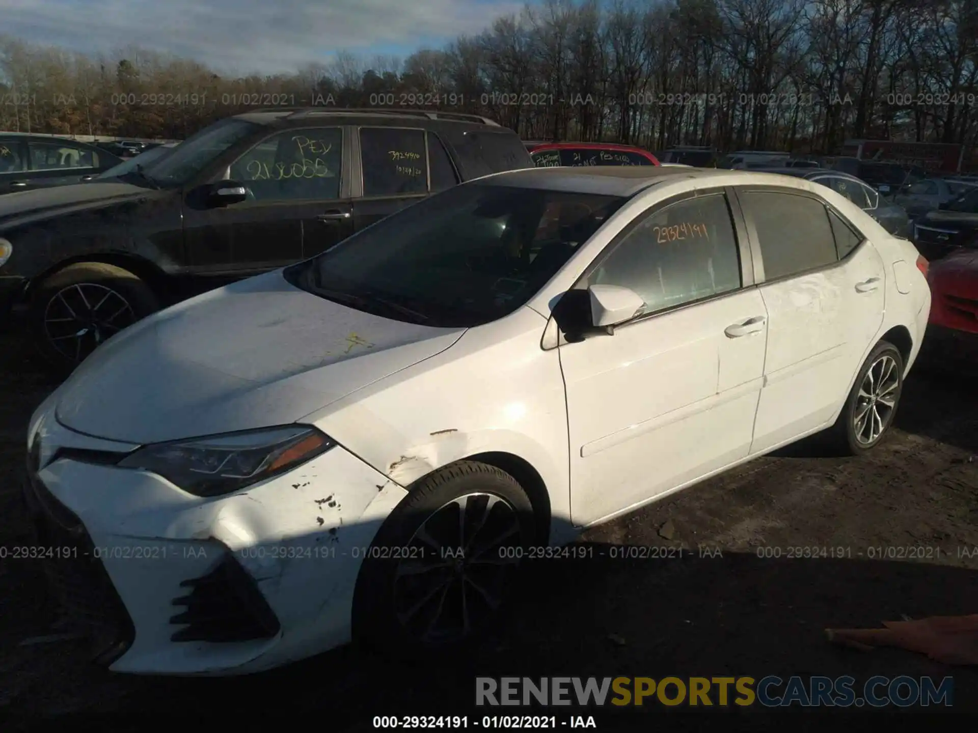 2 Photograph of a damaged car 2T1BURHE0KC168117 TOYOTA COROLLA 2019