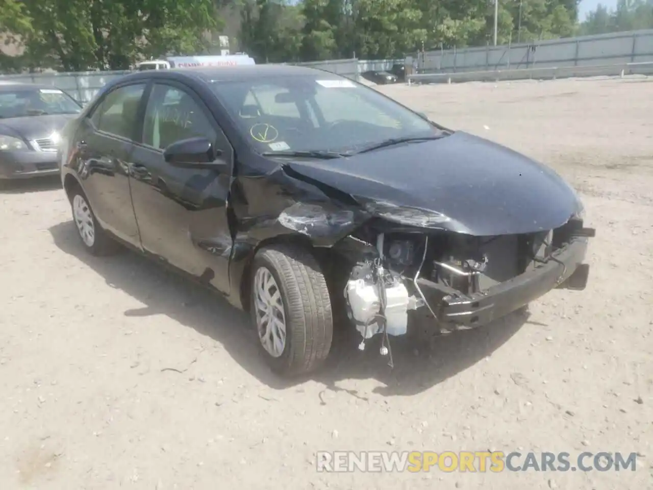 1 Photograph of a damaged car 2T1BURHE0KC168120 TOYOTA COROLLA 2019