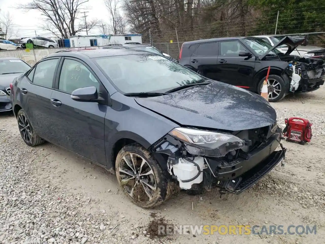 1 Photograph of a damaged car 2T1BURHE0KC168327 TOYOTA COROLLA 2019