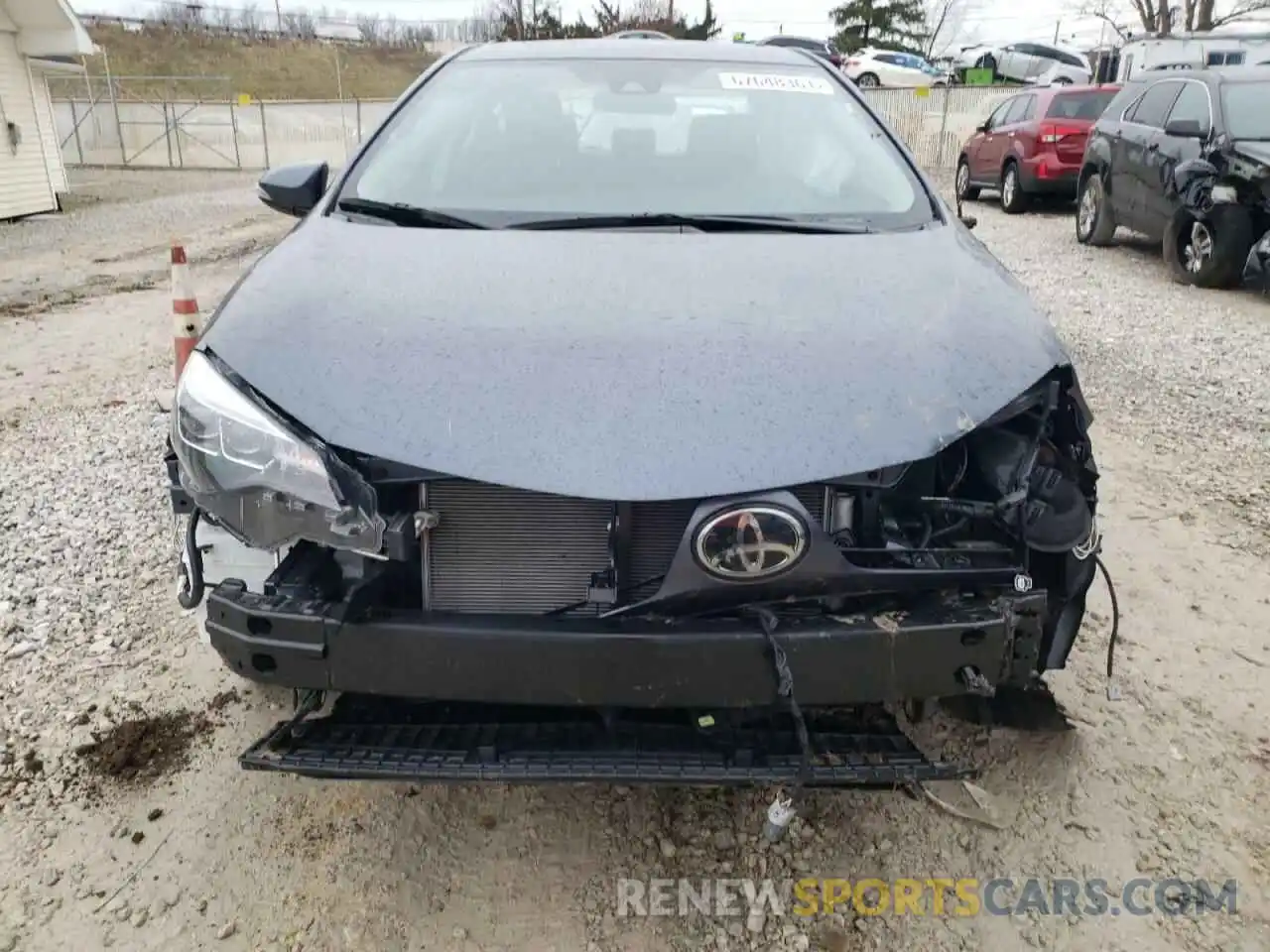 9 Photograph of a damaged car 2T1BURHE0KC168327 TOYOTA COROLLA 2019